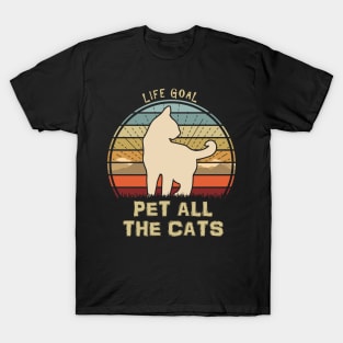 Pet All The Cats Mountains T-Shirt